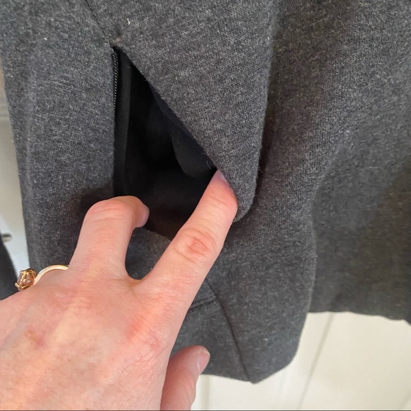 Lululemon & go Endeavor long sleeve heathered black cutout sweater size 4 - Picture 9 of 14